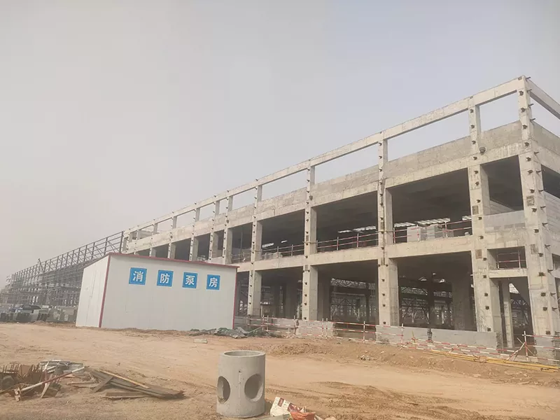 Prefab எஃகு கட்டமைப்பு கிடங்கு கட்டிடம்