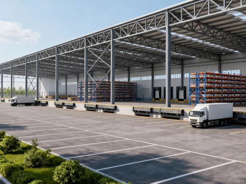 எஃகு கட்டமைப்பு விநியோக மைய கட்டிடம்